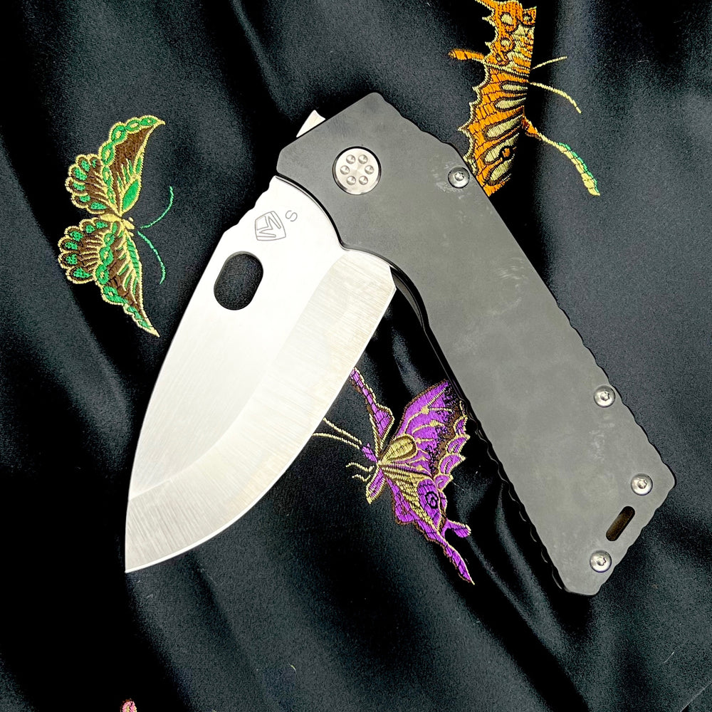 Medford Knife & Tool - TFF-1 - S35VN Tumbled Blade PVD Handles Std HW/Clip