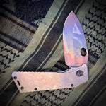 Medford Knife and Tool - TFF-1 - S45VN Vulcan Blade Tumbled Handles PVD HW Clip