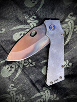 Medford TFF-1 - S45VN Vulcan Blade Faced Terminator Handles Flm HW Brsh Flm Clip