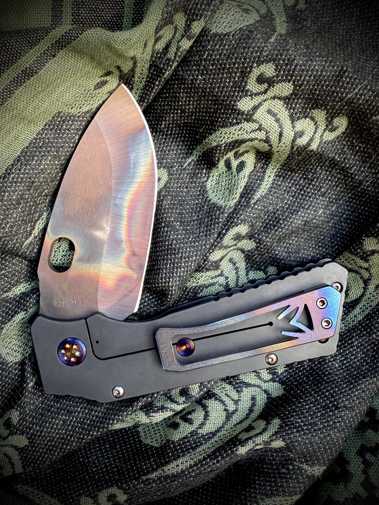 Medford TFF-1 - S45VN Vulcan Blade Faced DLC Handles Flm HW Brsh Flm Clip