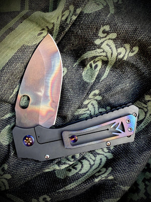 Medford TFF-1 - S45VN Vulcan Blade Faced DLC Handles Flm HW Brsh Flm Clip
