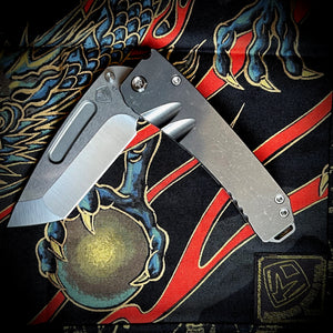 Medford Knife & Tool - Midi Marauder S45VN Tanto Tumbled