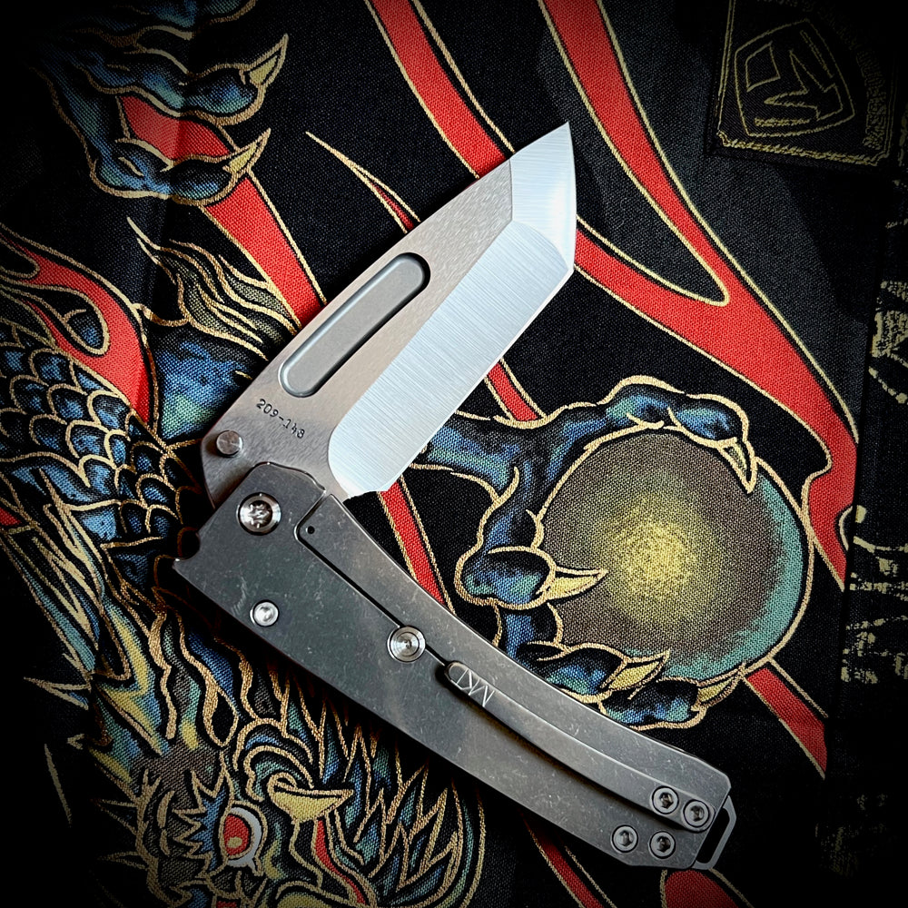 Medford Knife & Tool - Midi Marauder S45VN Tanto Tumbled