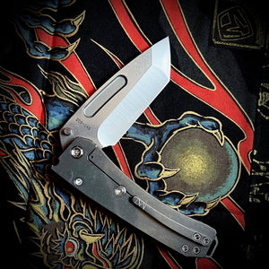 Medford Knife & Tool - Midi Marauder S45VN Tanto Tumbled