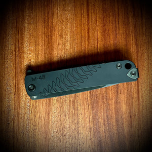 Medford Knife & Tool - Murdered out ! M48 S45VN PVD Blade Black Handle PVD Spring HW Clip