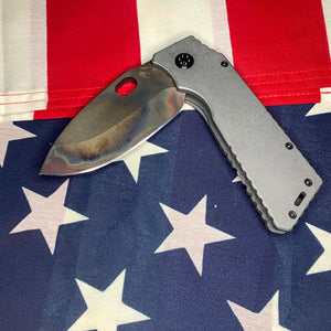 Medford TFF-1 FD - D2 Vulcan Blade Tumbled Handle PVD Hardware and Clip
