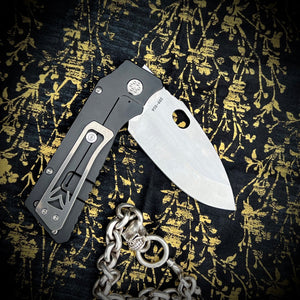 Medford Knife & Tool - TFF-1 - S35VN Tumbled Blade PVD Handles Std HW/Clip
