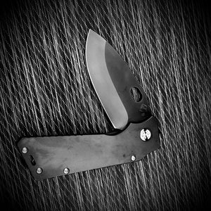 Medford Knife & Tool - TFF-1 -  S35VN PVD Blade and  Handles Std HW Clip