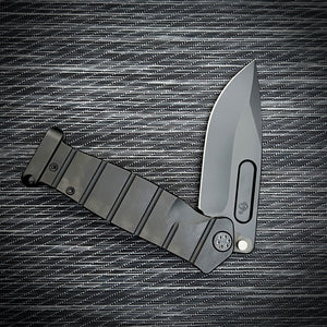 Medford USMC Fighter Flipper - USMC FF - S35VN PVD Blade PVD Handles/HW/Clip/Pommel