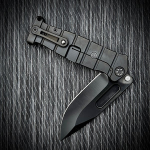 Medford USMC Fighter Flipper - USMC FF - S35VN PVD Blade PVD Handles/HW/Clip/Pommel