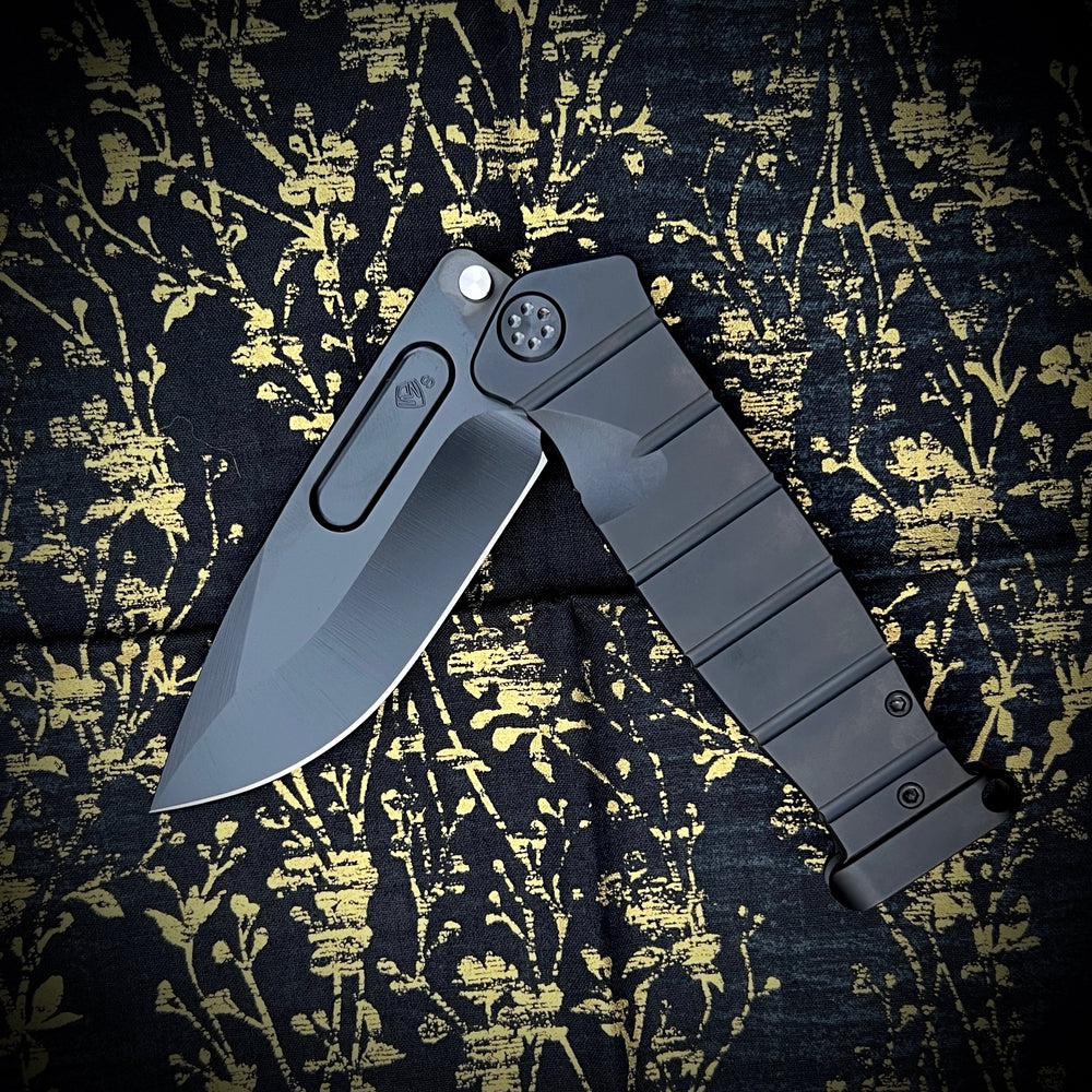 Medford USMC Fighter Flipper - USMC FF - S35VN PVD Blade PVD Handles/HW/Clip/Pommel