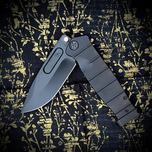 Medford USMC Fighter Flipper - USMC FF - S35VN PVD Blade PVD Handles/HW/Clip/Pommel