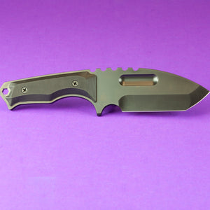 Medford Emperor PVD S35 Black G10 Handles with Black Kydex Sheath