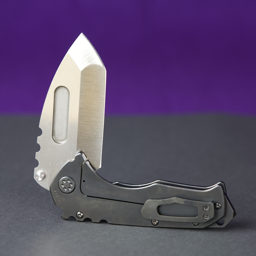 Medford Praetorian T S35VN Tumbled Tanto Blade PVD Handle Stainless PVD Hardware Clip and Breaker