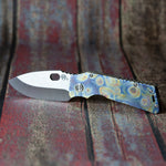 Medford TFF-1 S35VN Van Gouge Stabby Night - Tumbled Blade Standard Grind Flamed & Faced Handle Ano Bronze Spring Flamed & Faced Clip