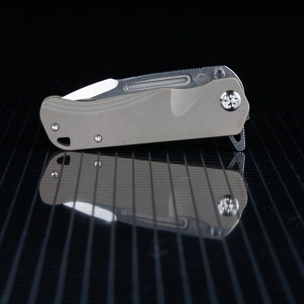 Medford Proxima Tumbled S35VN Bead Blasted Bronze Ano