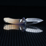 Medford On Belay Tumbled S35VN Ano Fade Handle and Spring