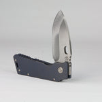 Medford TFF-H S35VN Blade Steel Tumbled Blade Finish Standard Grind ANO Blue Handle ANO Blue Lock Side Standard Hardware Standard Clip