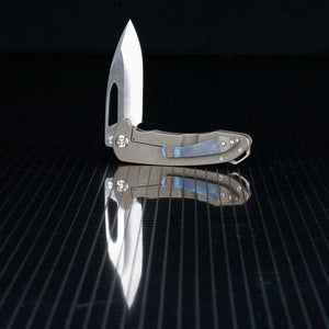 Medford On Belay Tumbled S35VN Ano Virus Handle