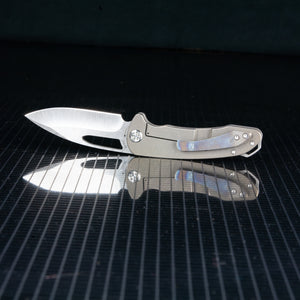 Medford On Belay Tumbled S35VN Ano Virus Handle