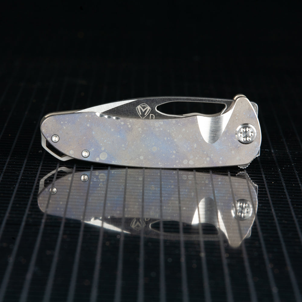 Medford On Belay Tumbled S35VN Ano Virus Handle