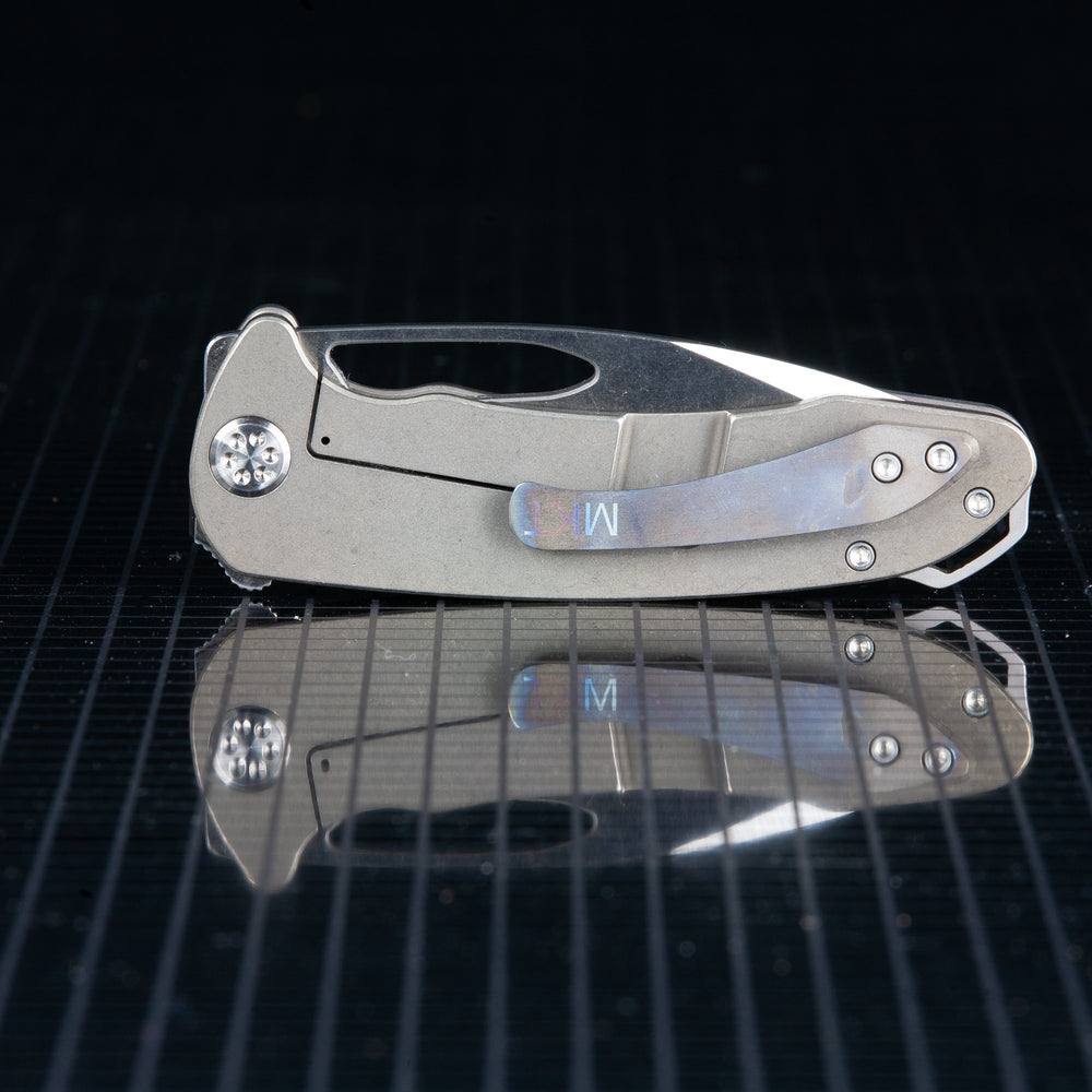 Medford On Belay Tumbled S35VN Ano Virus Handle