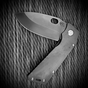 Medford Knife & Tool - TFF-1 -  S35VN PVD Blade and  Handles Std HW Clip
