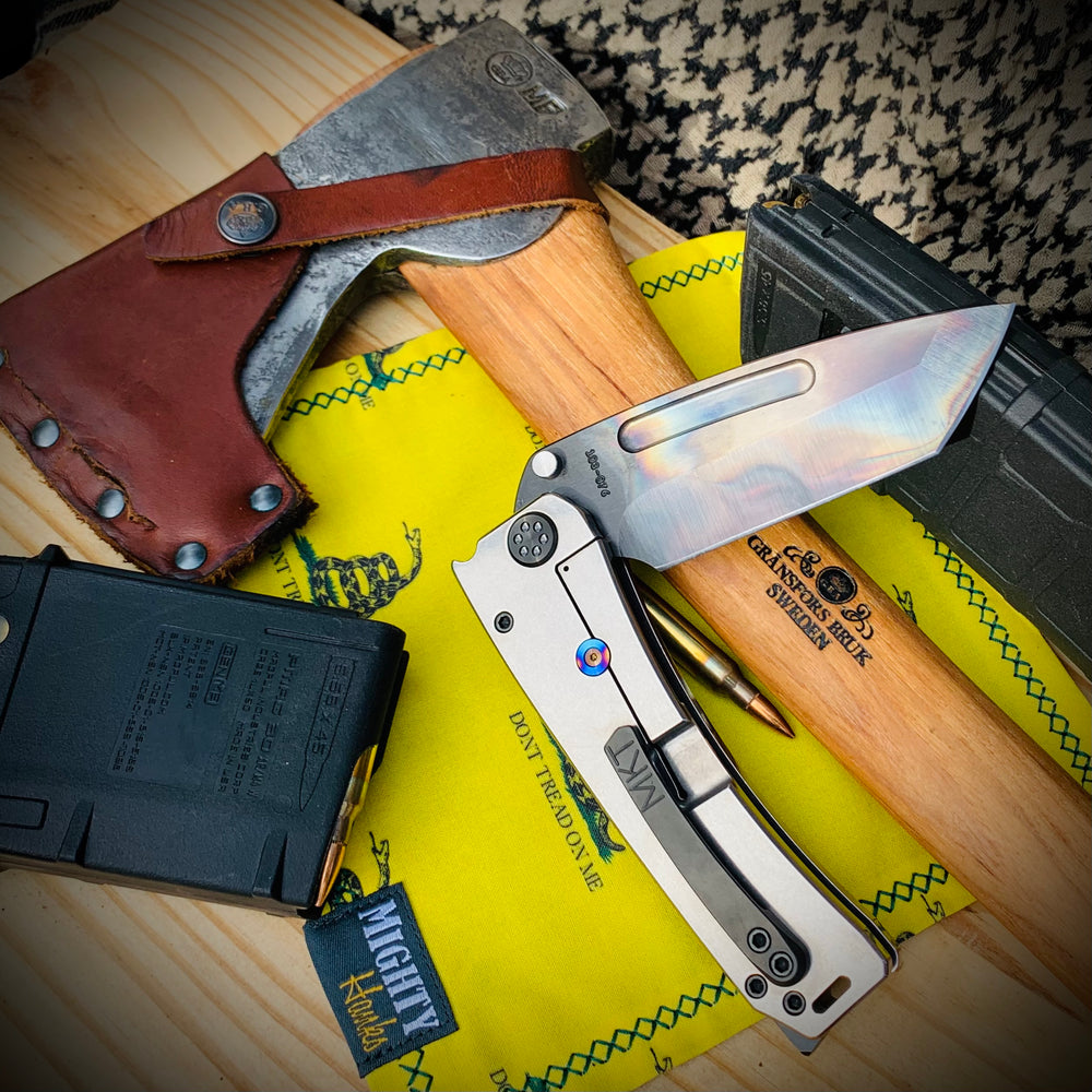 Medford Marauder  H - S35VN Vulcan Tanto Blade Tum Handles PVD HW/Clip Breaker