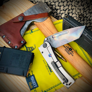 Medford Marauder  H - S35VN Vulcan Tanto Blade Tum Handles PVD HW/Clip Breaker