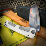 Medford Marauder  H - S35VN Vulcan Tanto Blade Tum Handles PVD HW/Clip Breaker